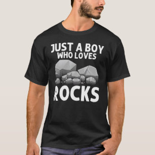 Geologi för Boys Manar Sten Collector Sten T Shirt