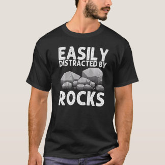 Geologi för män kvinnor Sten samlare Sten T Shirt