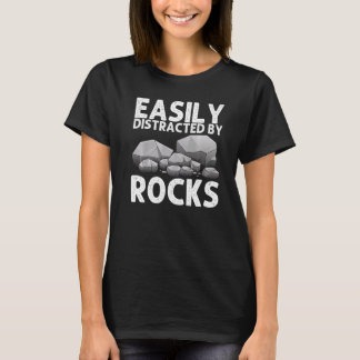 Geologi för män kvinnor sten samlare sten t shirt