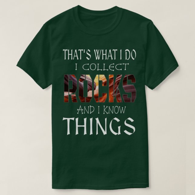Geologi Funny Sten och mineralisk kollektgeolog T Shirt (Design framsida)