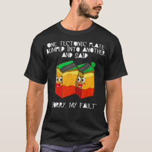 Geologi ger tektonisk plåt, jordbävningsvetenska t shirt