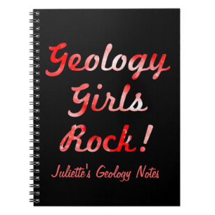 Geologi Girls Sten! Anteckningsbok
