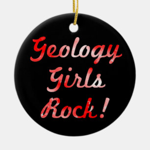 Geologi Girls Sten! Ornament