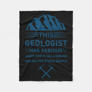 Geologi Jordvetenskap Rolig Geolog 11 T Shirt Fleecefilt