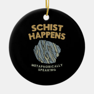 Geologi Julgransprydnad Keramik