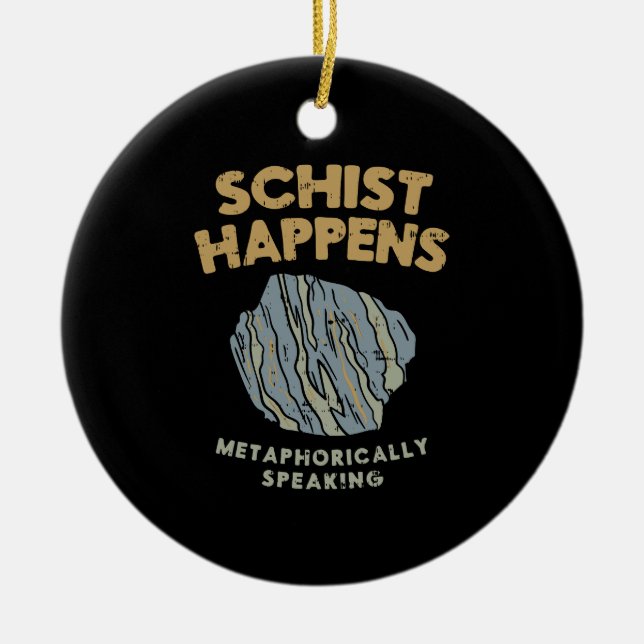 Geologi Julgransprydnad Keramik (Framsidan)