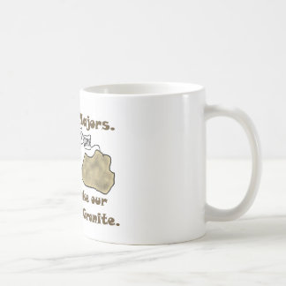 Geologi Majors tar inte vår Schist för Granite. Kaffemugg