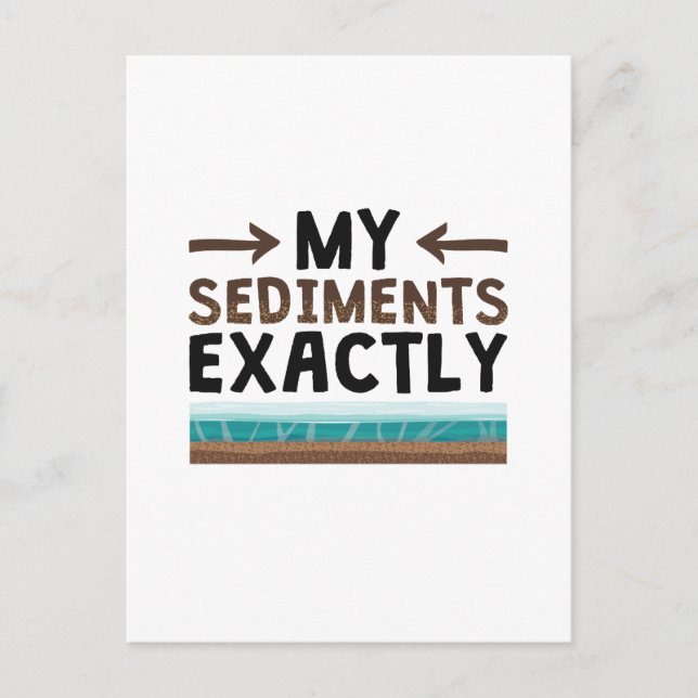 Geologi Mina platser exakt Vykort (Framsida)