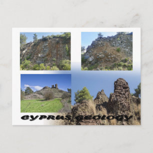 Geologi på Cypern vykort