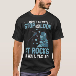 Geologi Rockhounding Sten Geod Geolog Samlare T Shirt