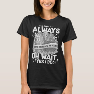 Geologi Rockhounding Sten Geode Geolog Collecto T Shirt