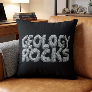 Geologi Rocks - Geeky humor jordvetenskap novelty Kudde