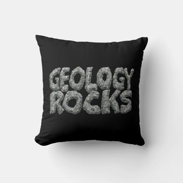 Geologi Rocks - Jordvetenskap Puns Kudde (Framsida)