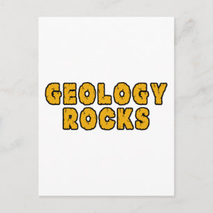 Geologi Rocks Vykort