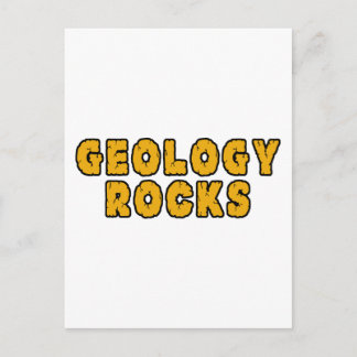 Geologi Rocks Vykort