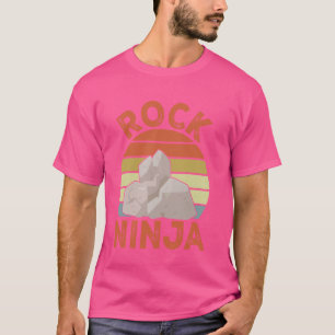 Geologi Rolig Sten Ninja Sten Samlande T Shirt