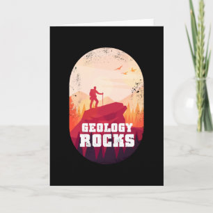Geologi Sten Funny Mountain Geolog Kort