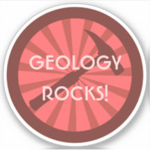 Geologi Sten! Geologist's Hammer Badge Vinyl