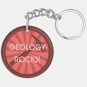 Geologi Sten! Hammer Badge