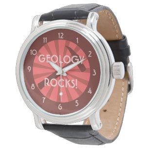 Geologi Sten! Hammer Badge Armbandsur