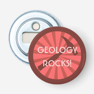 Geologi Sten! Hammer Badge Flasköppnare
