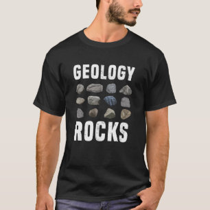 Geologi Sten Mineral Gift för geolog T Shirt