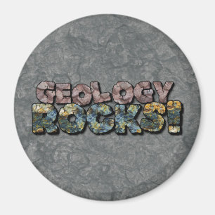 Geologi Sten! Nerd Geek Science Humor Magnet