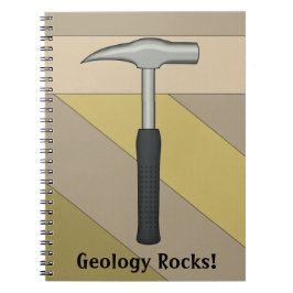 Geologi Sten! Sten Hammer Anteckningsbok