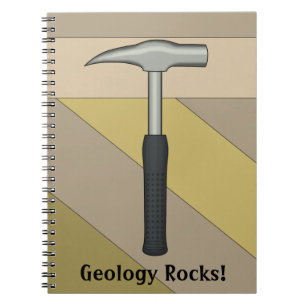 Geologi Sten! Sten Hammer Anteckningsbok