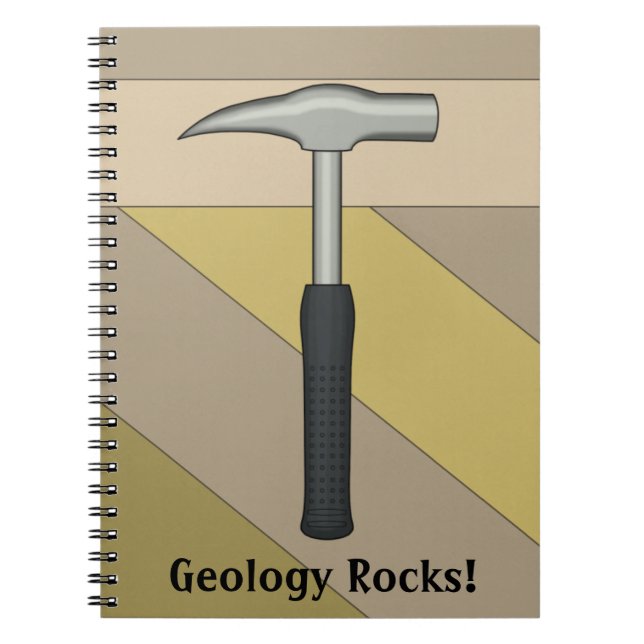 Geologi Sten! Sten Hammer Anteckningsbok (Framsidan)