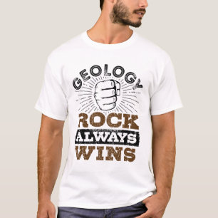 Geologi Sten vinner alltid T Shirt