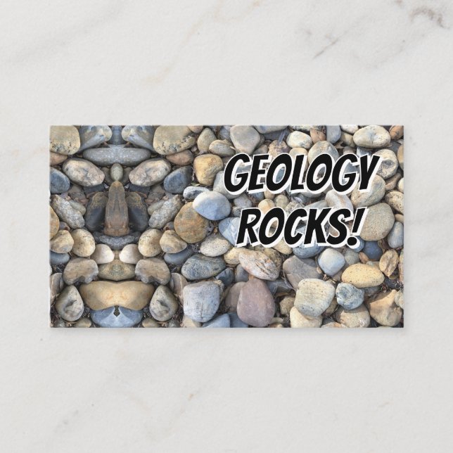 GEOLOGI STEN! VISITKORT (Framsida)