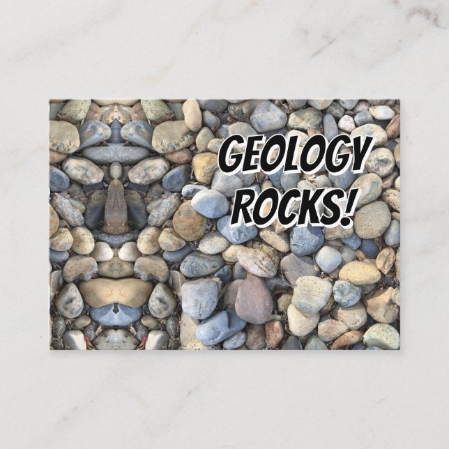 GEOLOGI STEN! VISITKORT (Framsida)