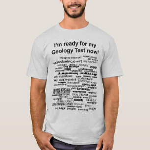 Geologi testar t-shirt