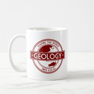 Geologi - Utformning av den internationella Logoty Kaffemugg