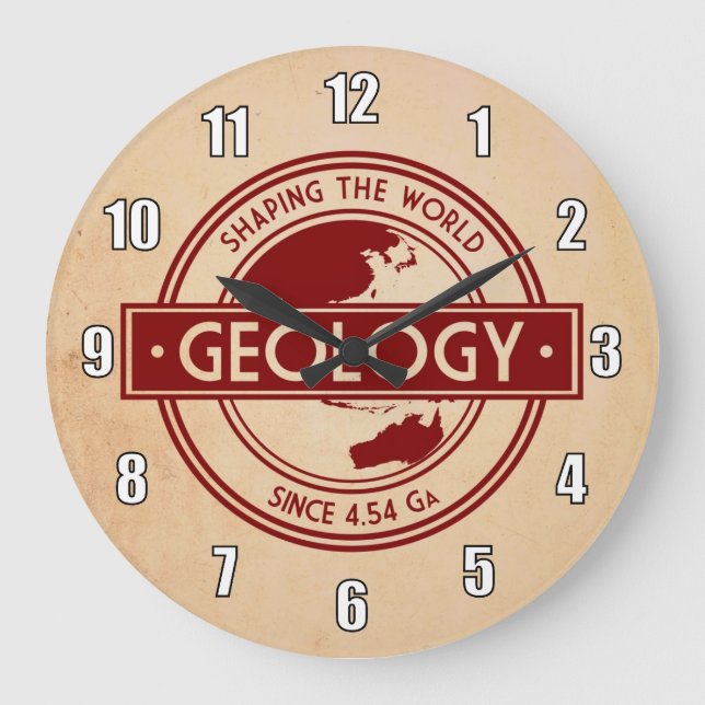 Geologi - Utformning av den internationella Logoty Stor Klocka (Framsida)