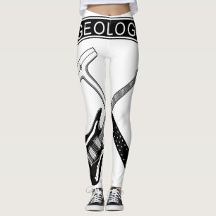 Geologi vaggar damasker leggings
