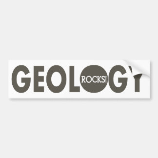 Geologi vaggar slogan bildekal