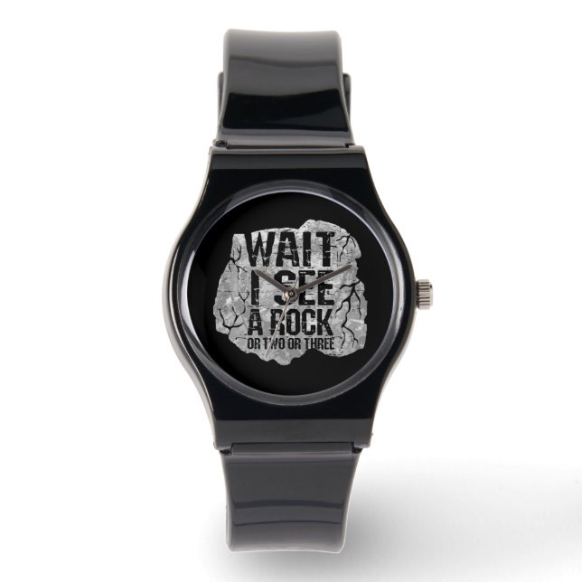 Geologi - vänta tills jag ser Sten Armbandsur (Framsida)