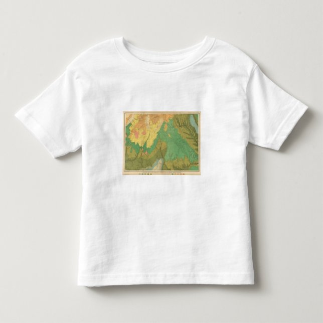 Geologic karta av de Mesozoic terrasserna Tee (Framsida)