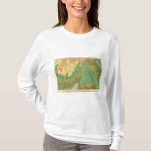 Geologic karta av de Mesozoic terrasserna Tröja