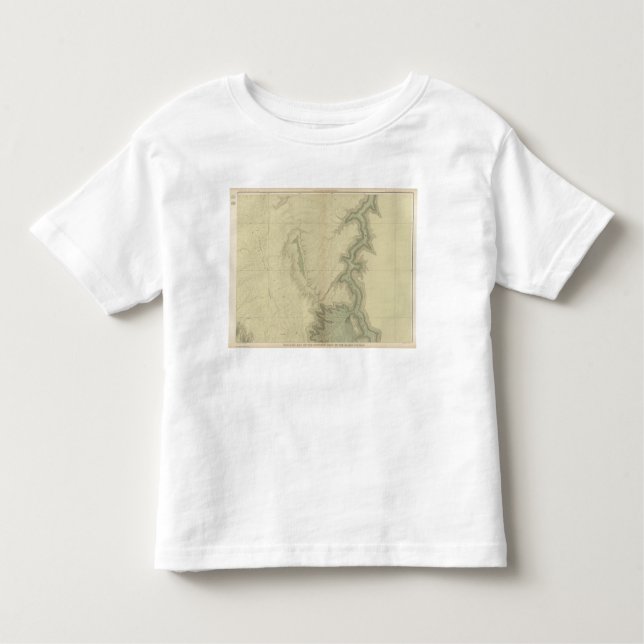 Geologic karta av de sydliga 3na t-shirt (Framsida)
