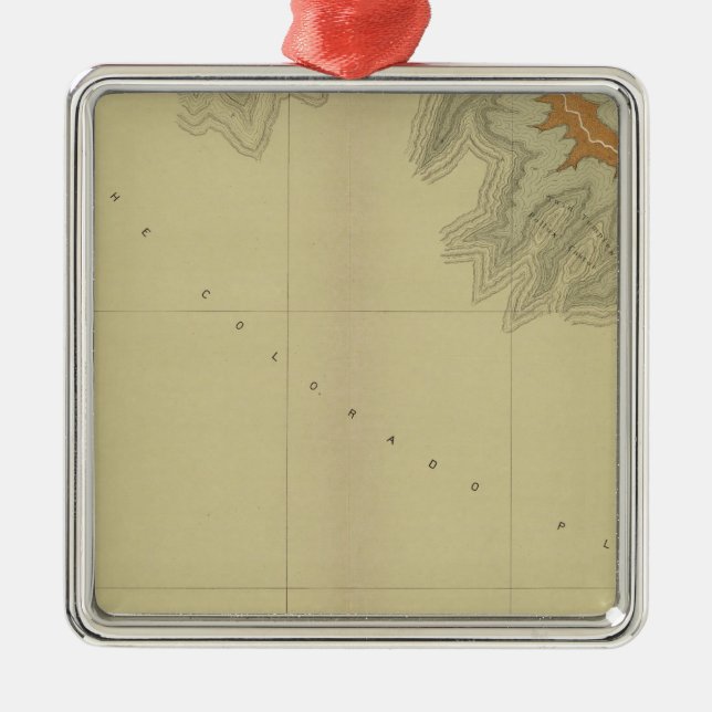 Geologic karta av det sydligt julgransprydnad metall (Framsidan)