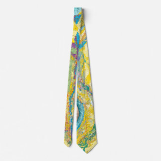 Geologic Karta i Nordamerika Neck Tie Slips