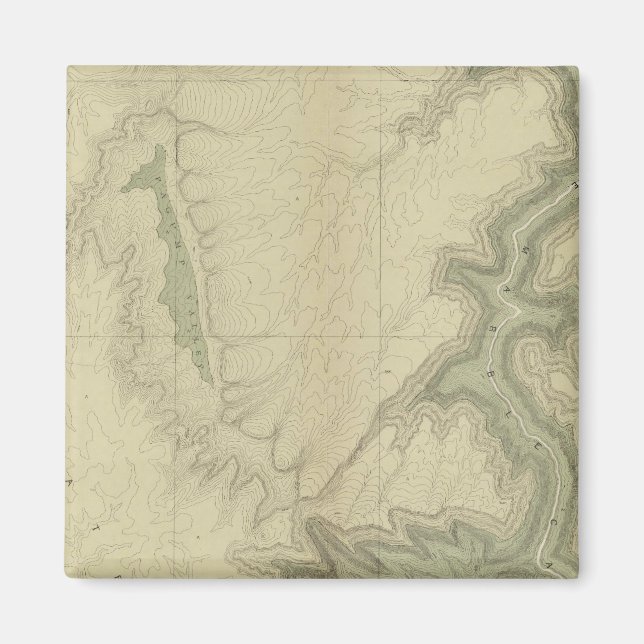 Geologic Karta i södra 3 Magnet (Framsidan)