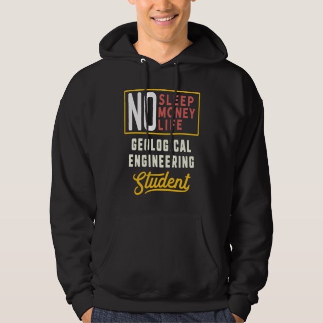 Geological Engineering Major Studen Graduation Hoodie (Framsida)