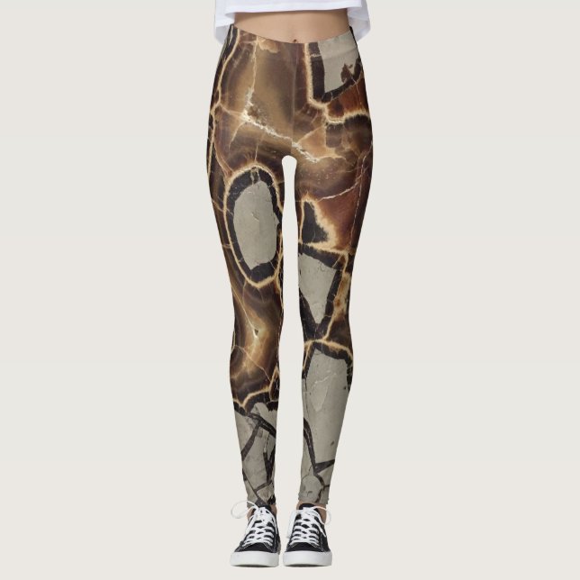 Geologidamasker Leggings (Framsida)