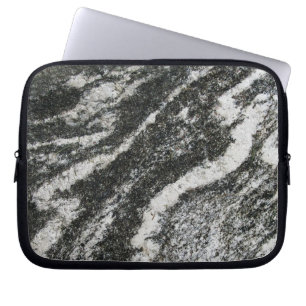Geologigrå färgsten med det diagonala kattmönst laptop sleeve