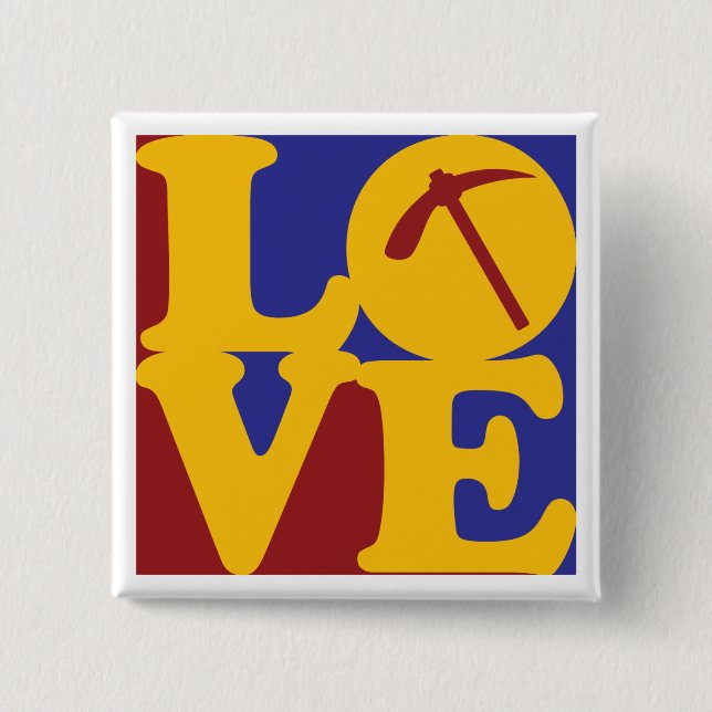 Geologikärlek Knapp (Framsida)