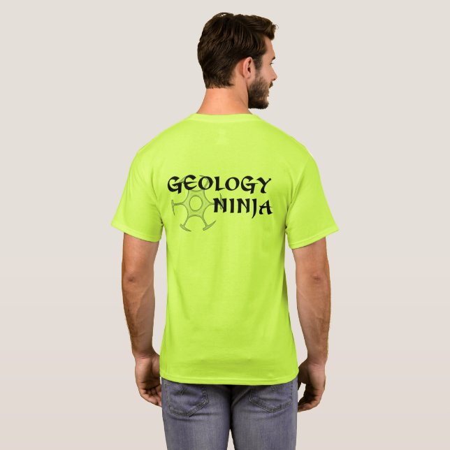 GeologiNinja Hoodie (backprint) Tee Shirt (Hel baksida)